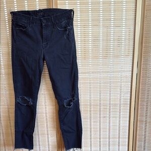 Black Distressed Jeans